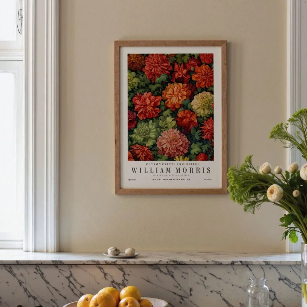 William Morris Arts & Crafts Floral Poster