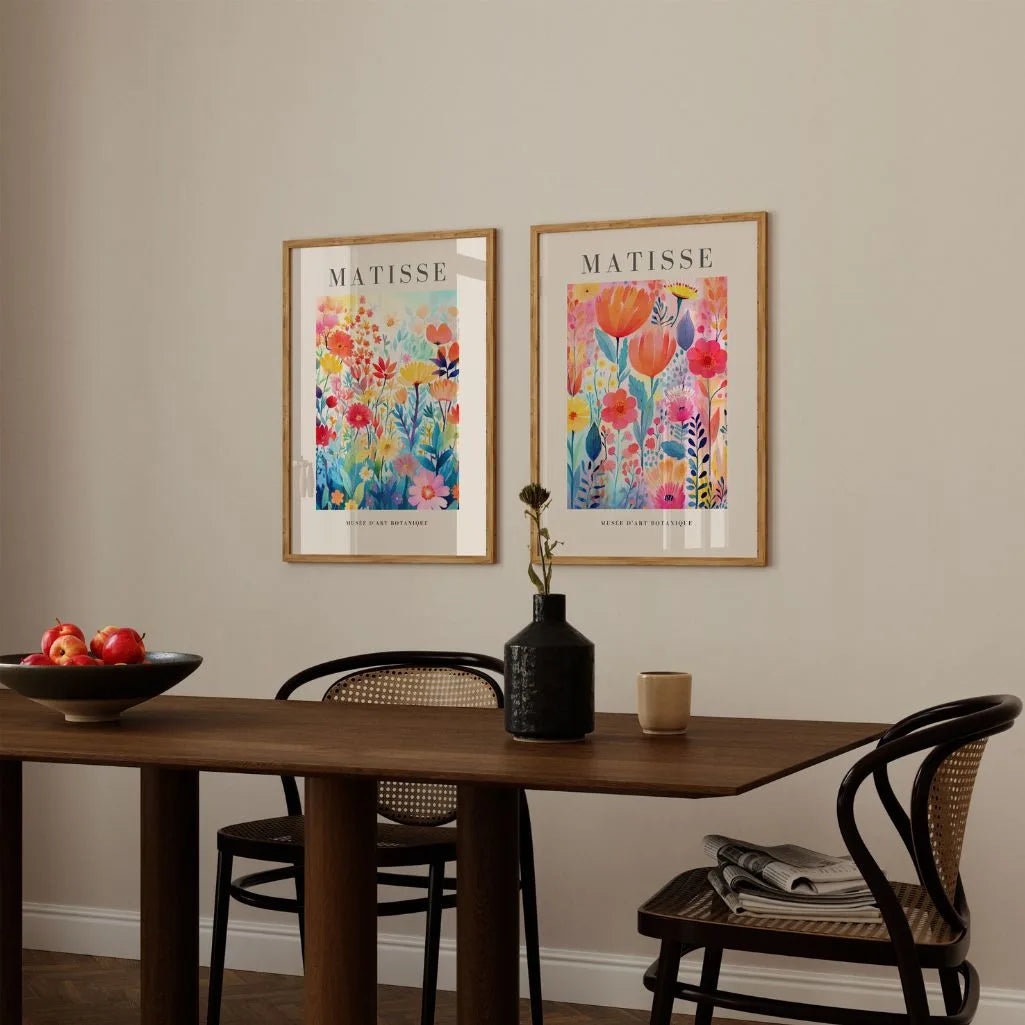 Henri Matisse Floral Expression Poster Set of 2