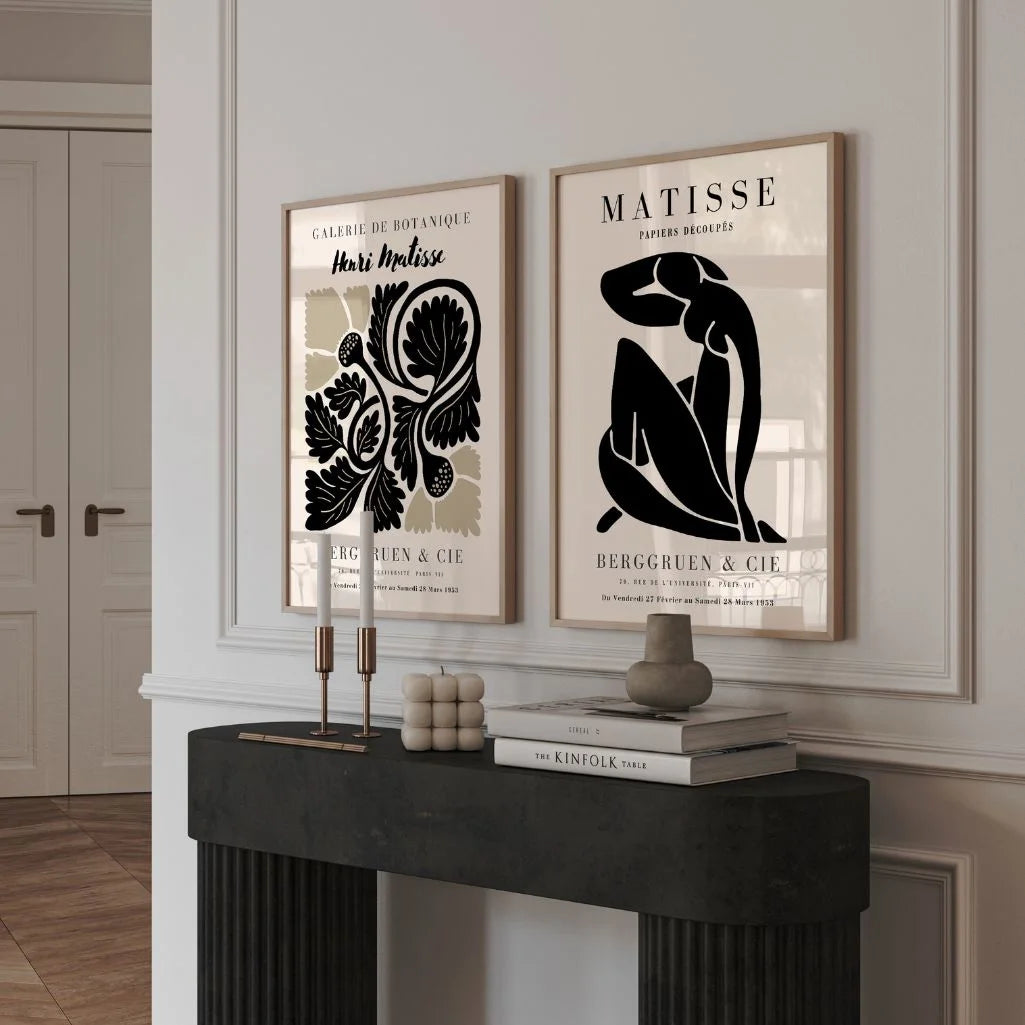Matisse Black Shapes Set of 2