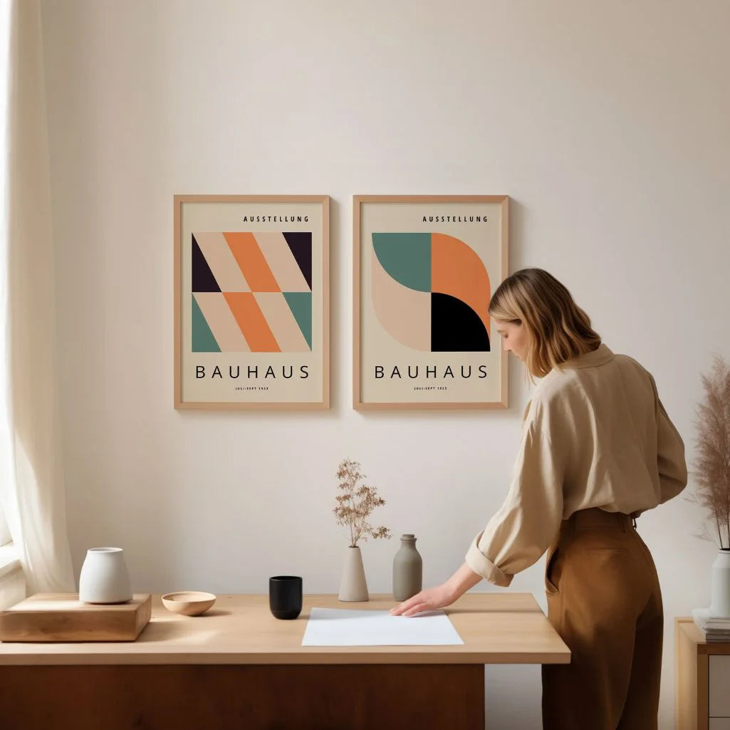 Bauhaus Color Set of 2 Posters