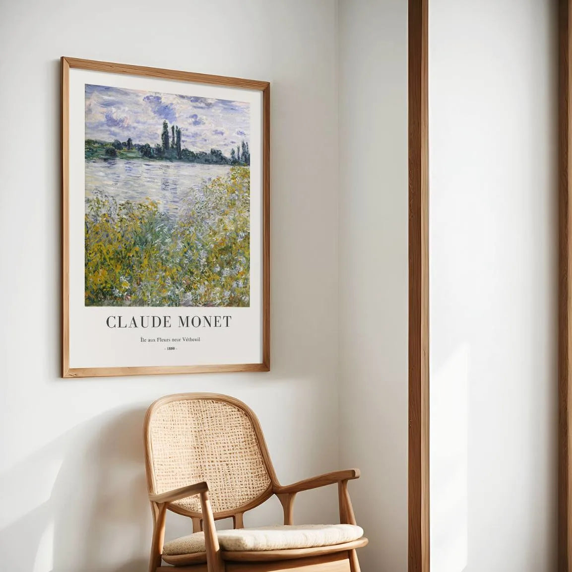 Claude Monet Île aux Fleurs 1880 Poster