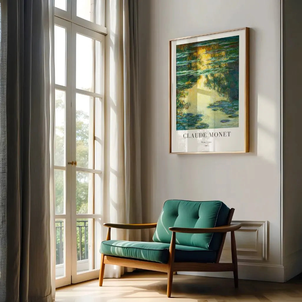 Claude Monet Water Lilies 1907 Poster