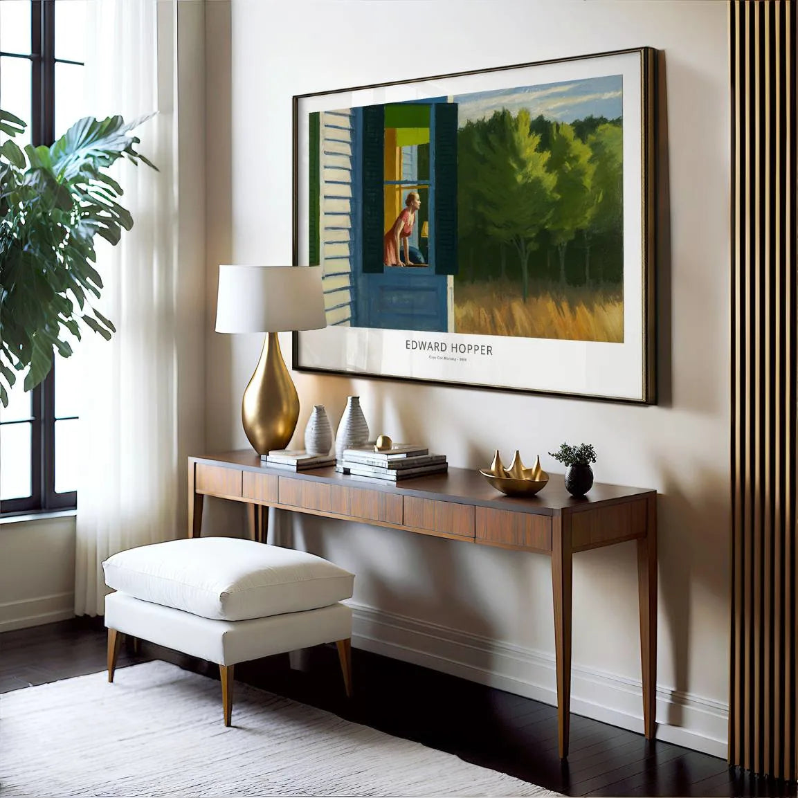 Edward Hopper Cape Cod Morning Horizontal Poster