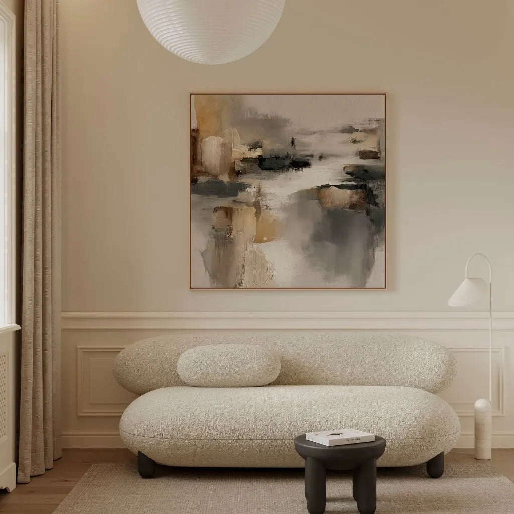 Framed Canvas Print Reflection