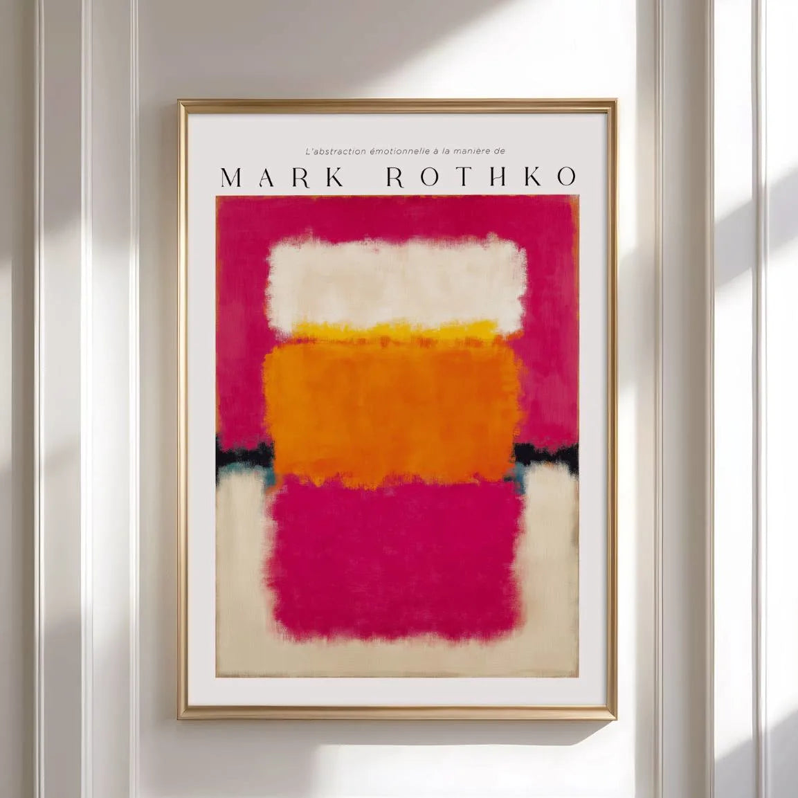 Rothko Fuchsia Warmth Poster