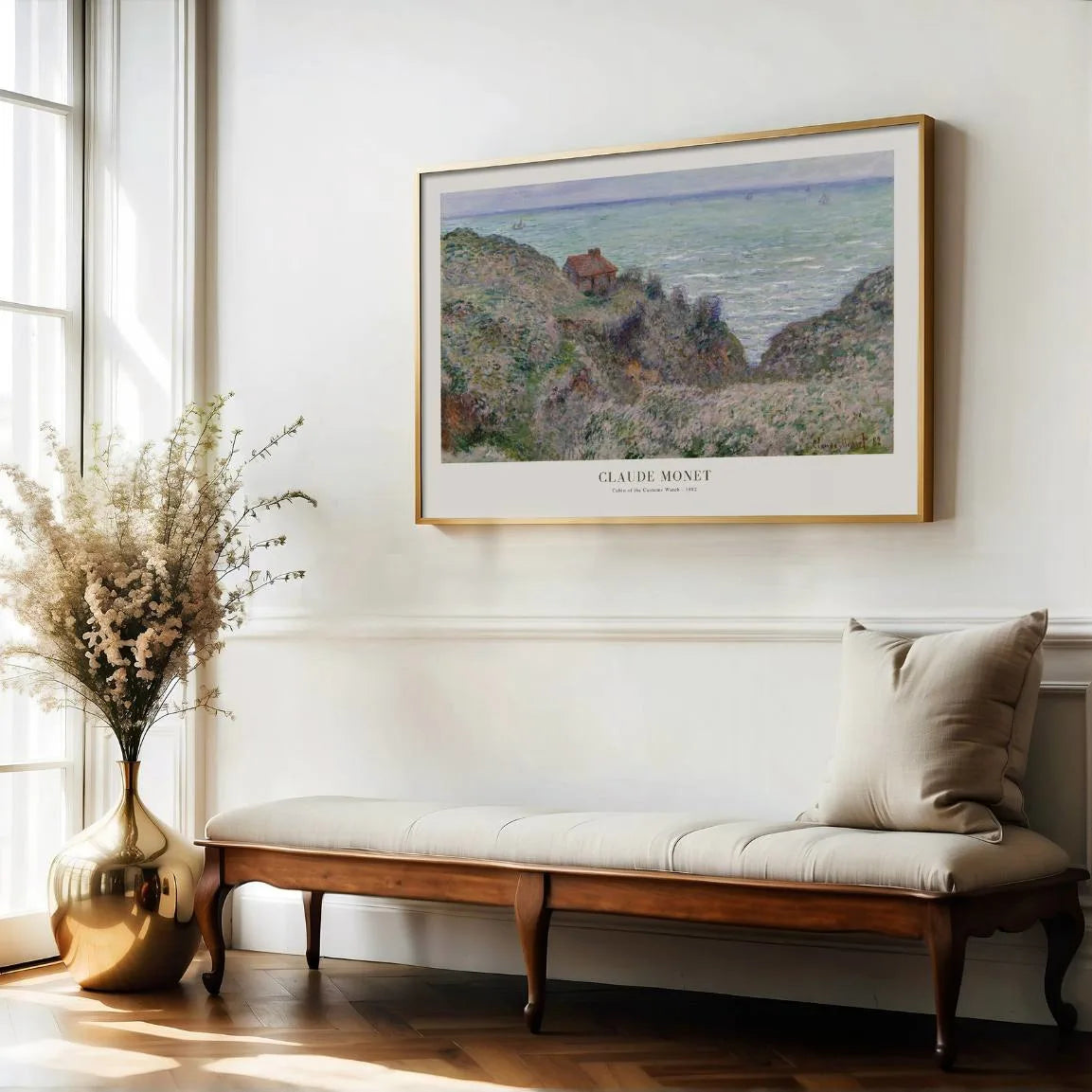 Claude Monet Cabin of the Customs Watch Poster