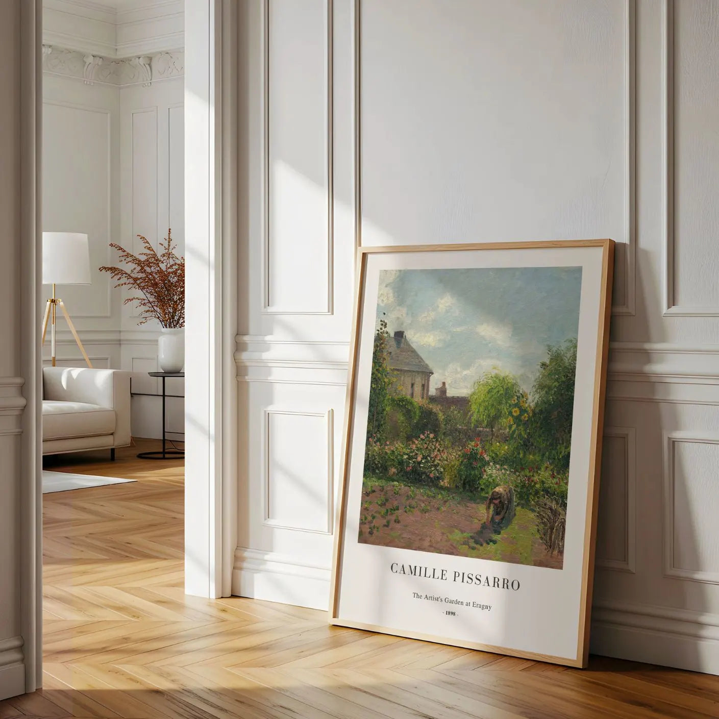 Pissarro Eragny Garden Afternoon Poster