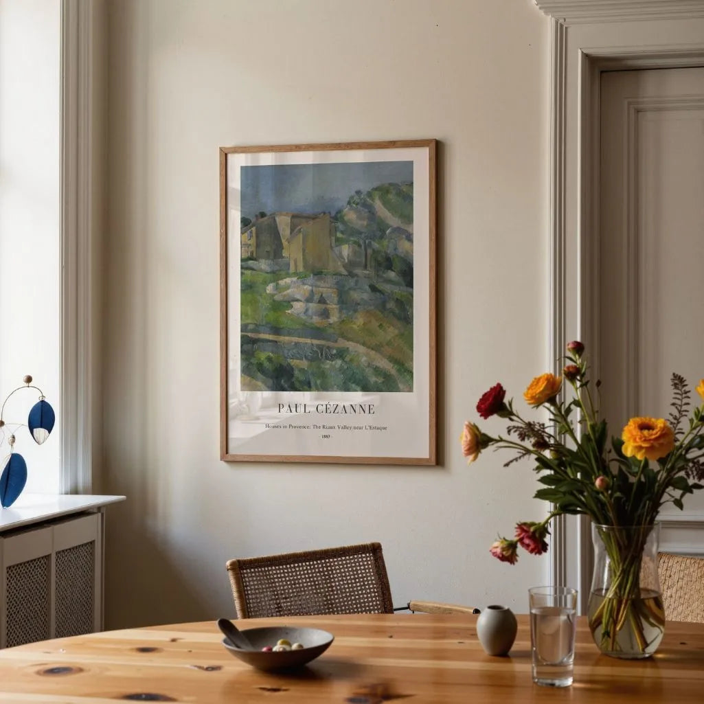 Paul Cézanne Houses in Provence Poster