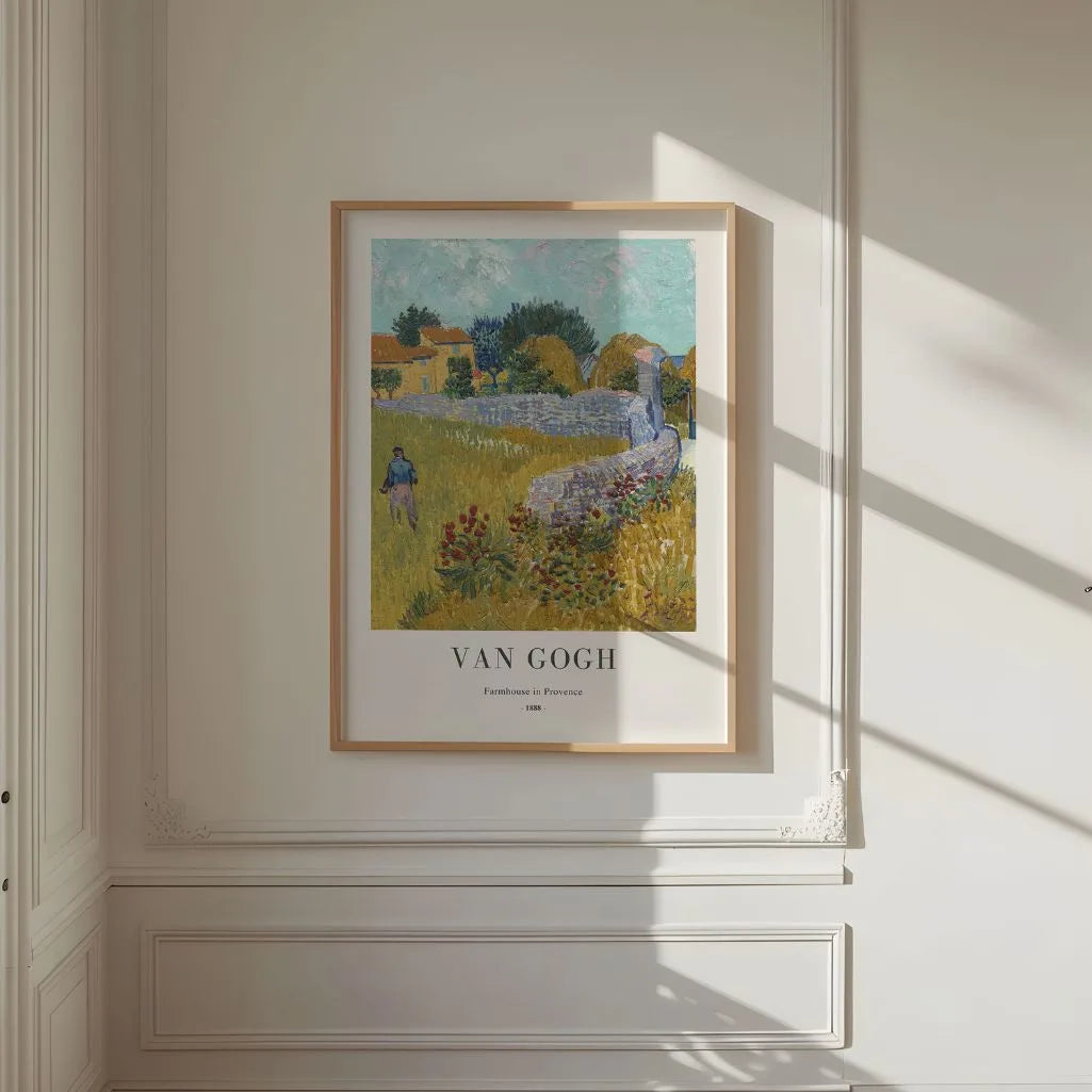 Vincent van Gogh Provence Farmhouse Poster