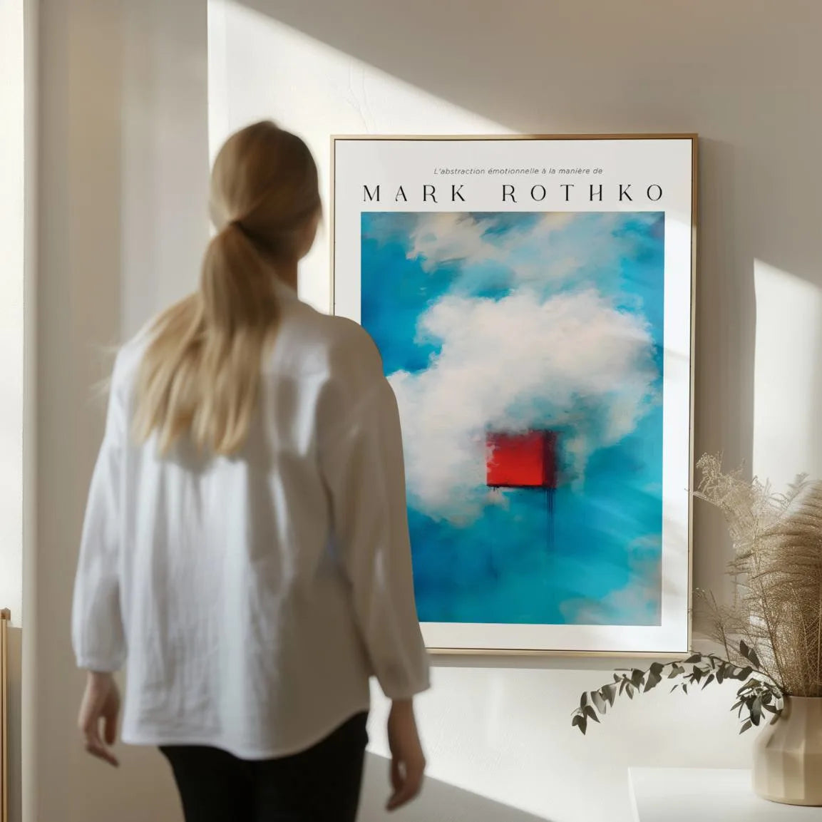 Rothko Red Point of Calm Poster