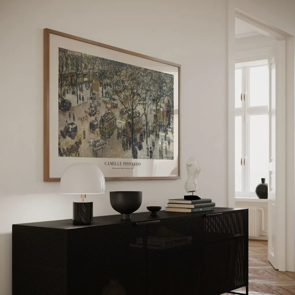 Pissarro Paris Boulevard des Italiens Poster