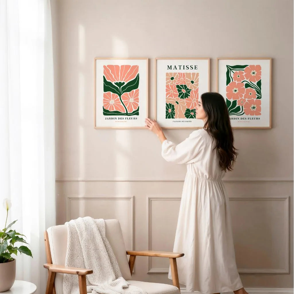 Henri Matisse Découpé Botanical Set of 3 Posters