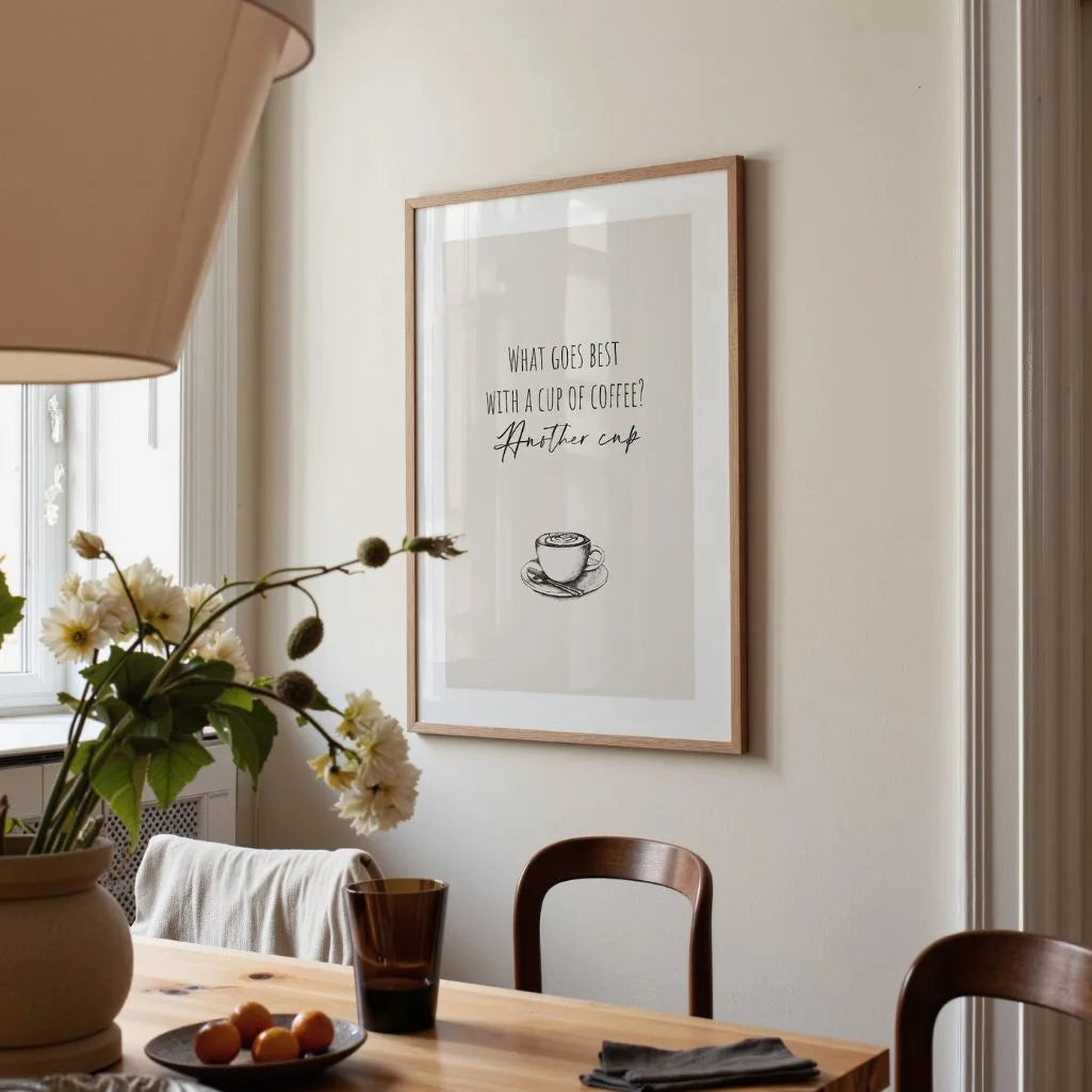 Coffee Quote Poster