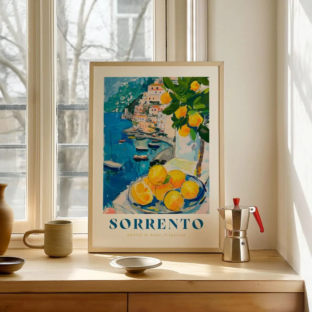 Sorrento Coast Lemon Poster