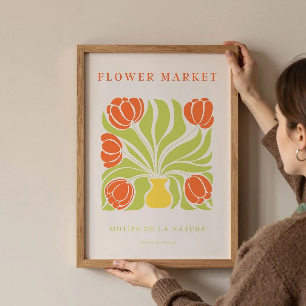 Tulips in a Vase Poster