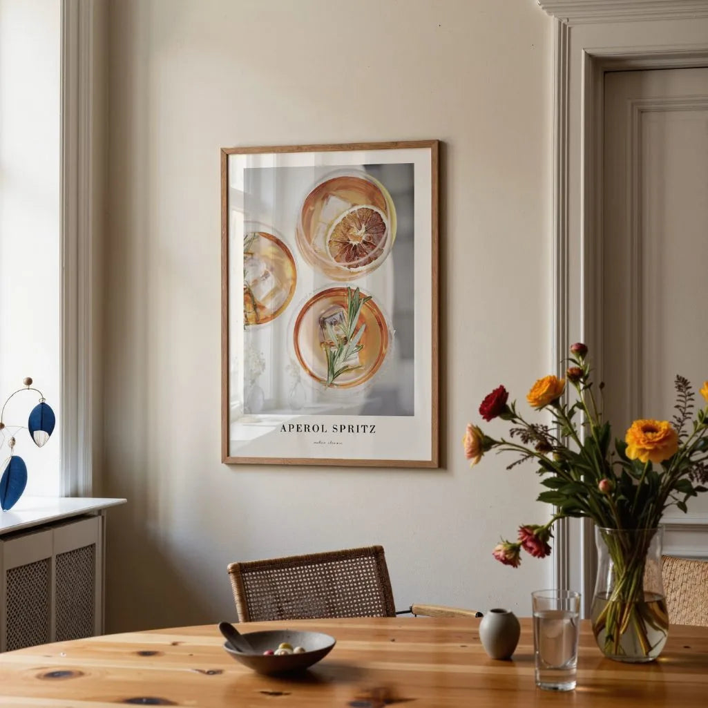 Aperol Spritz Rosemary Poster