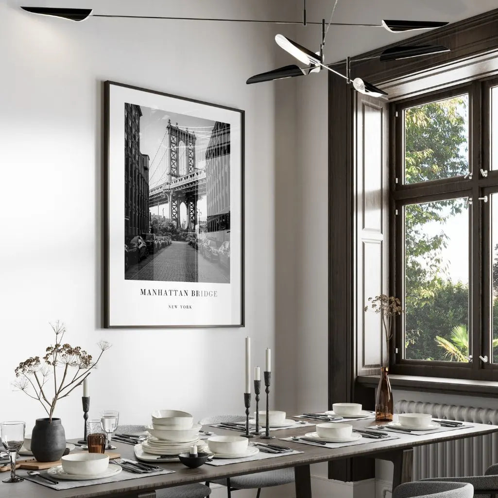 Manhattan Bridge Brooklyn View Poster