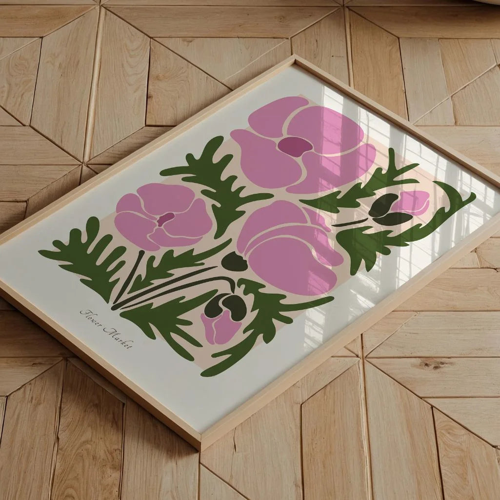 Floral Market Poster