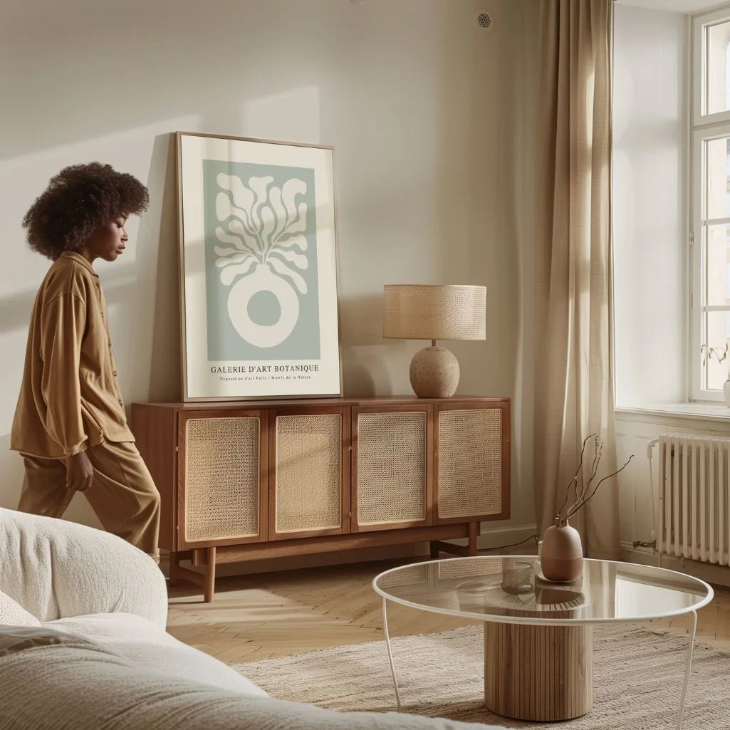 Abstract Vase Botanical Poster