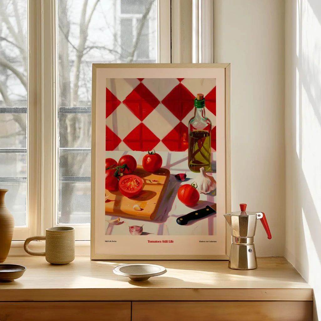 Tomato Still Life Poster