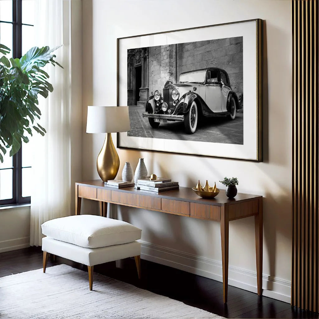 Retro Classic Car Poster