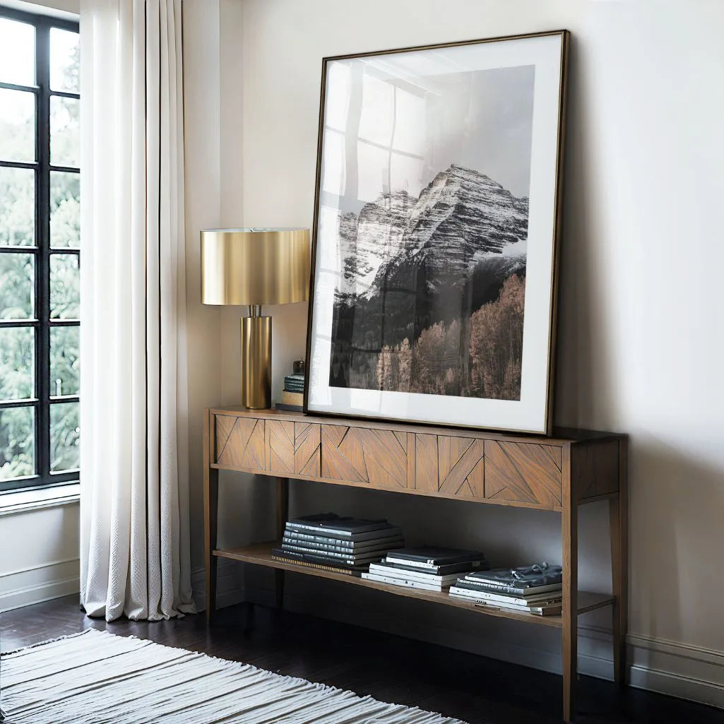 Snowy Mountain Peak Poster