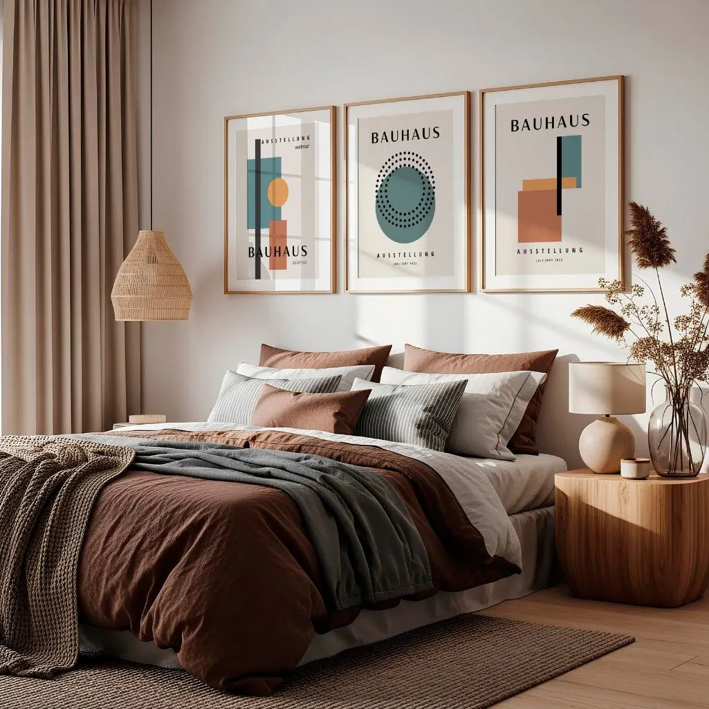 Weimar Form Contrast Bauhaus Poster Set of 3