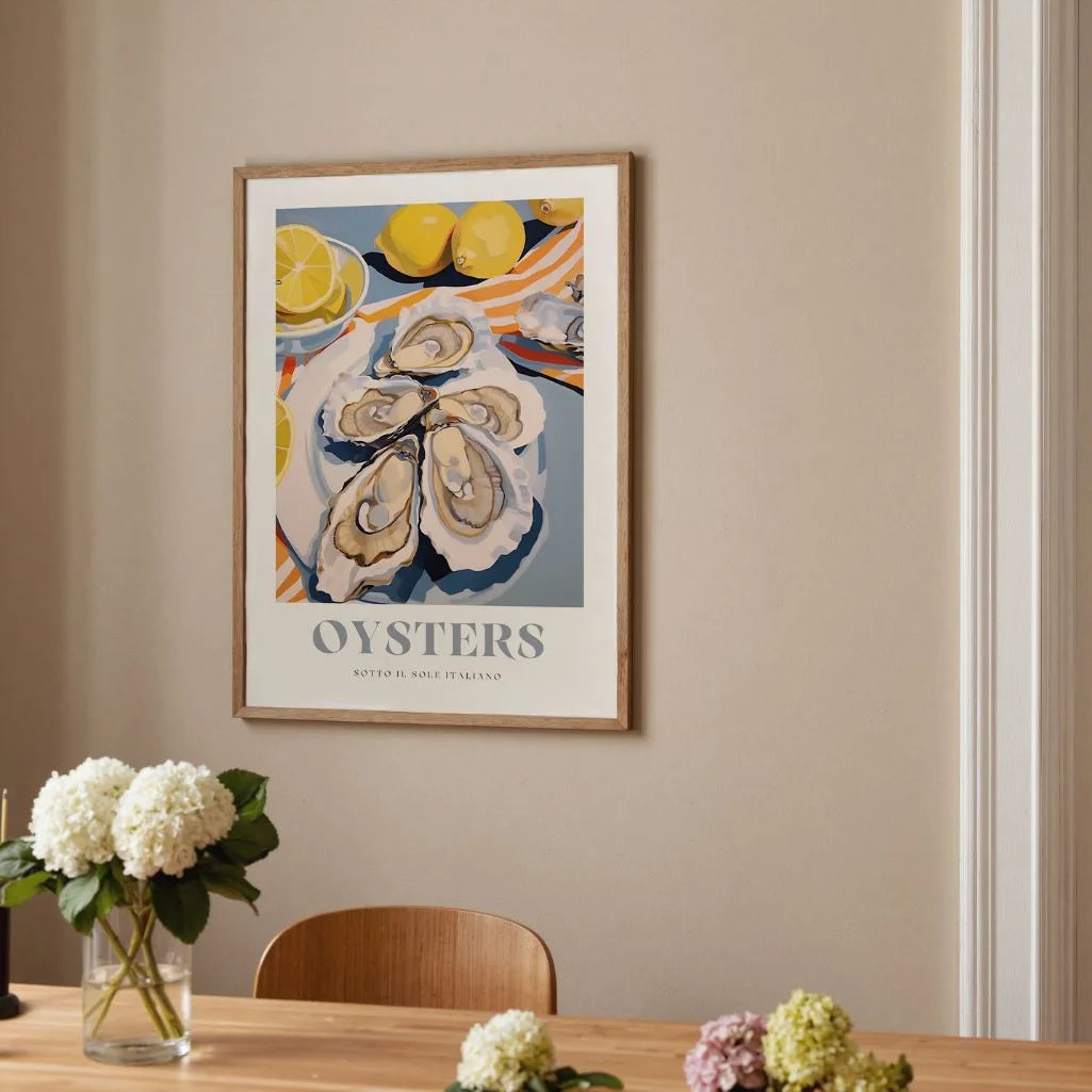 Oysters & Citrus Poster