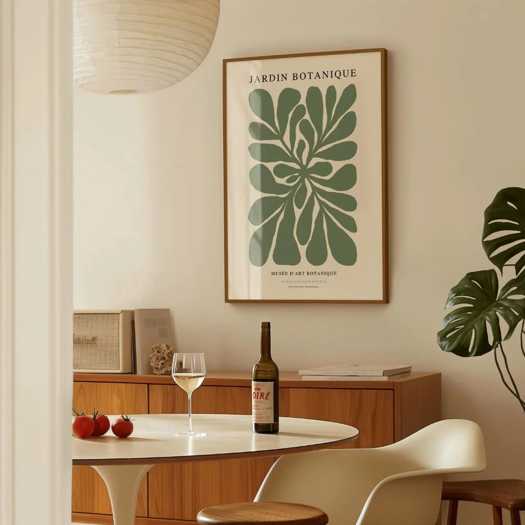 Jardin Botanique Green Poster