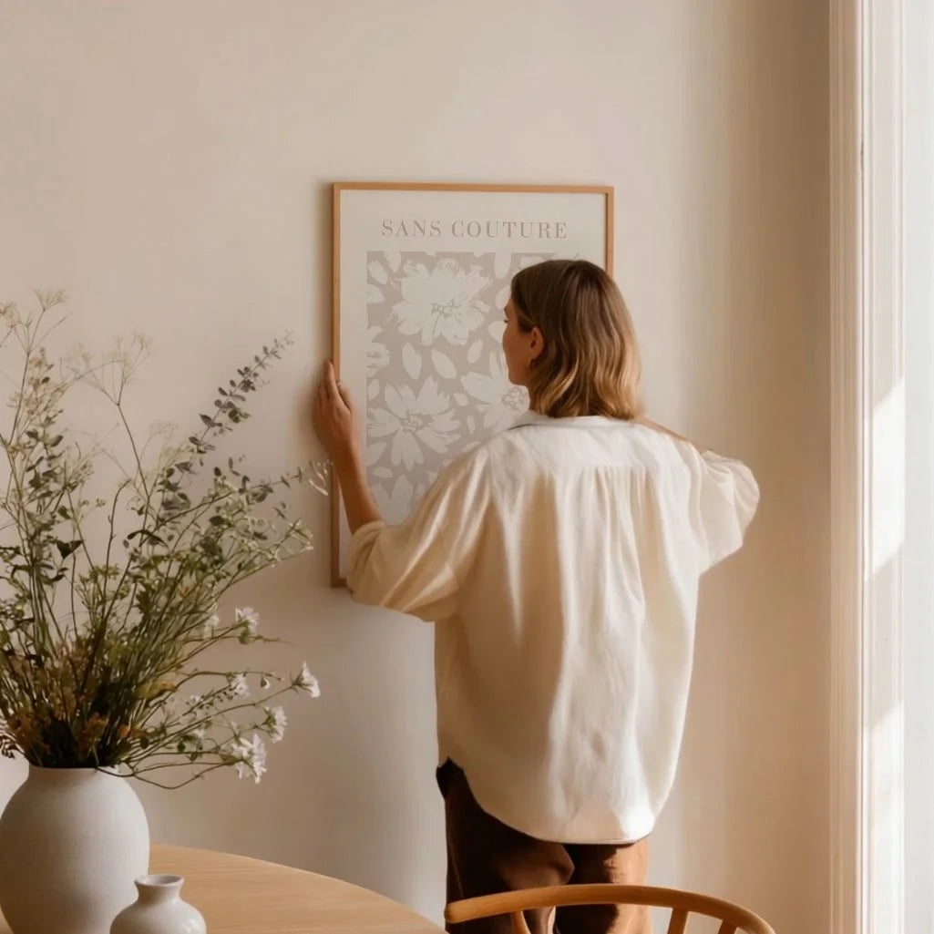 Pastel Breeze Floral Poster