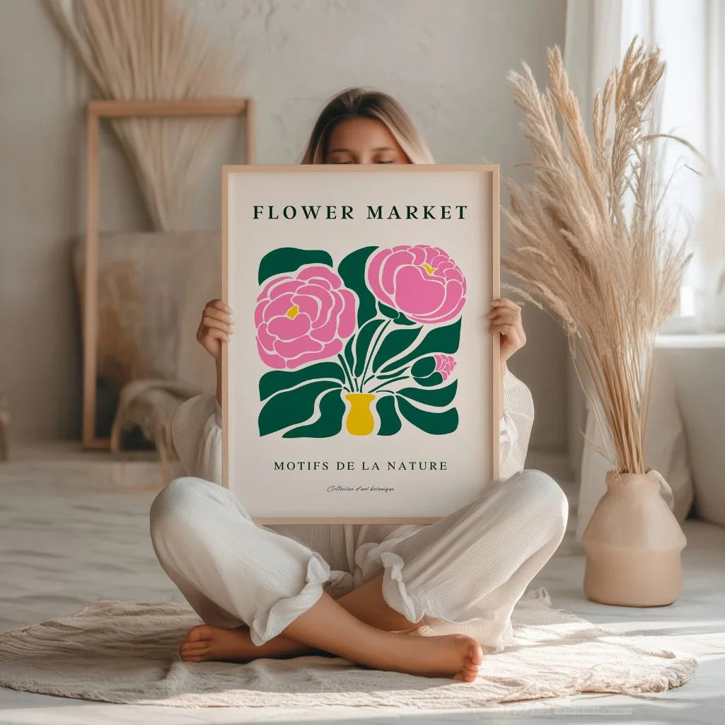 Pink Peonies Poster