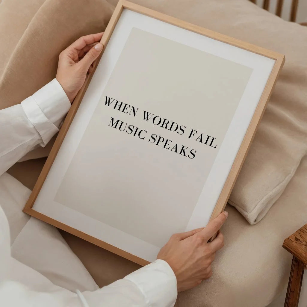 When Words Fail Music Speaks Poster
