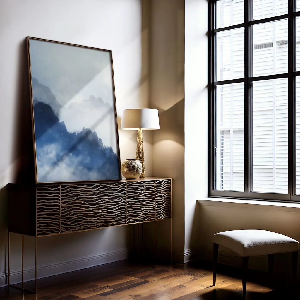 Blue Mountain Horizon Poster