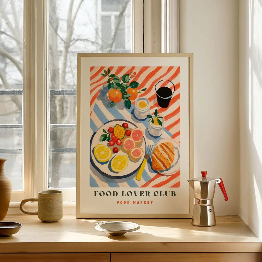 Picnic Breakfast Poster