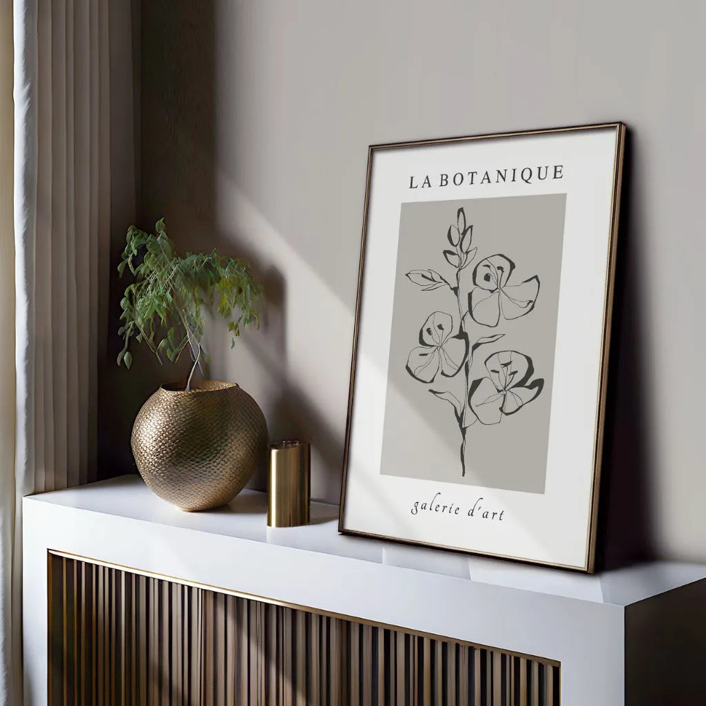 LA Botanique Flowers Poster