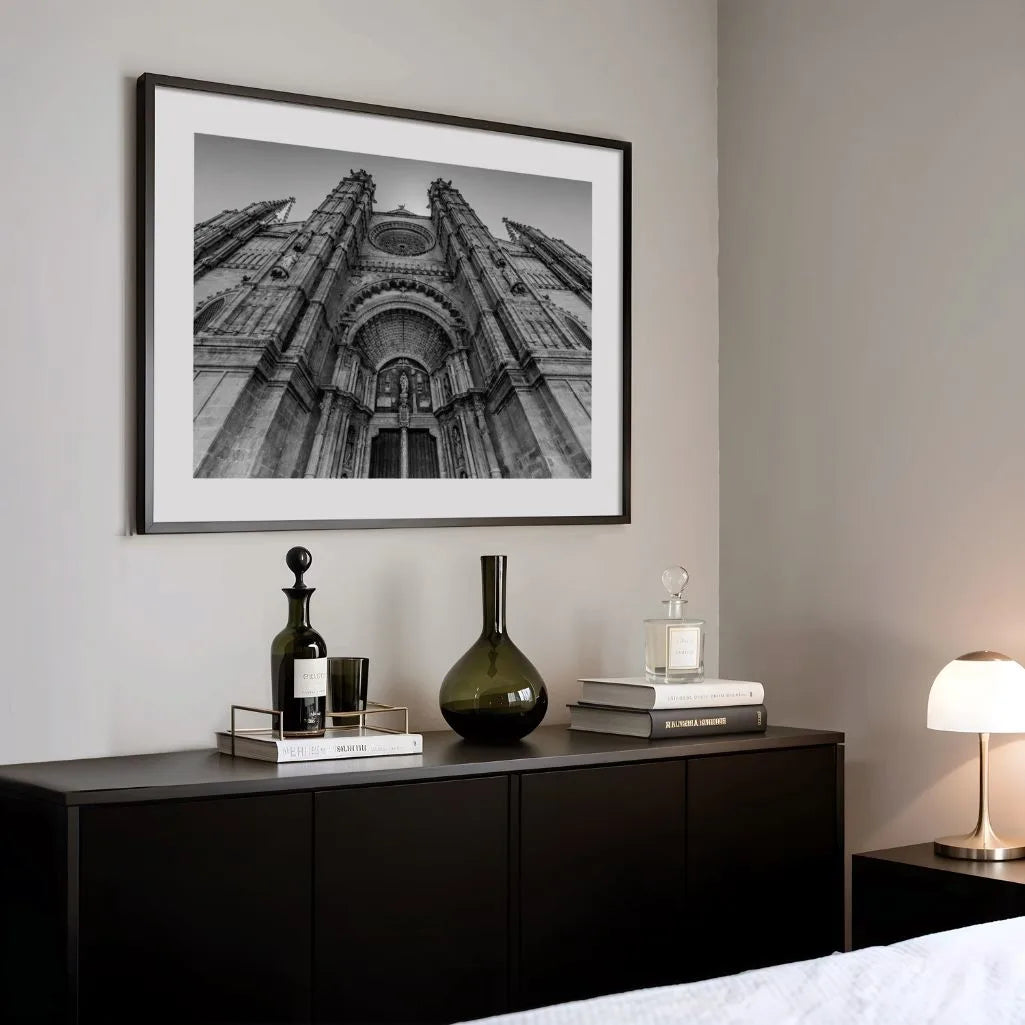 Gothic Cathedral Facade Poster