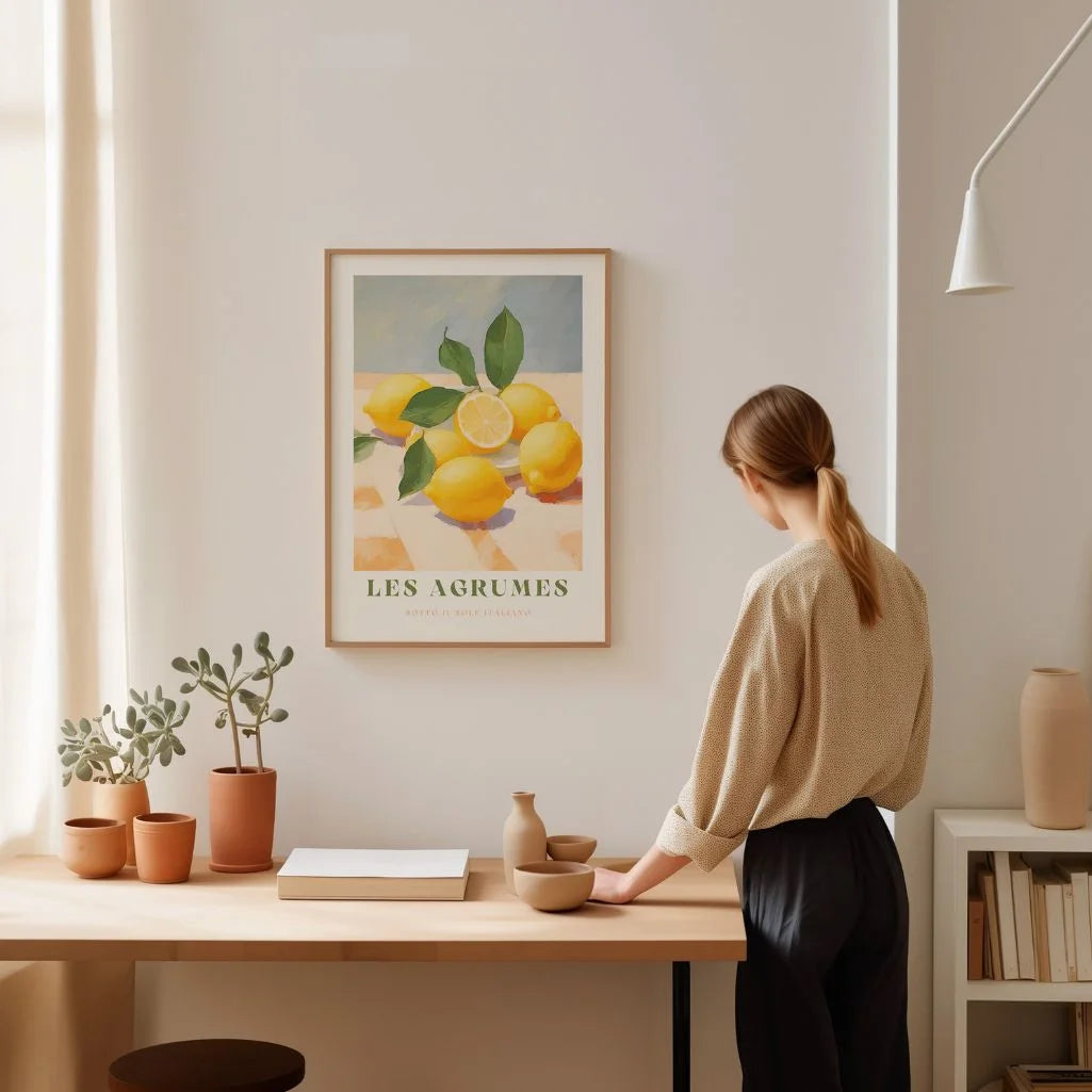Les Agrumes Verde Lemon Poster