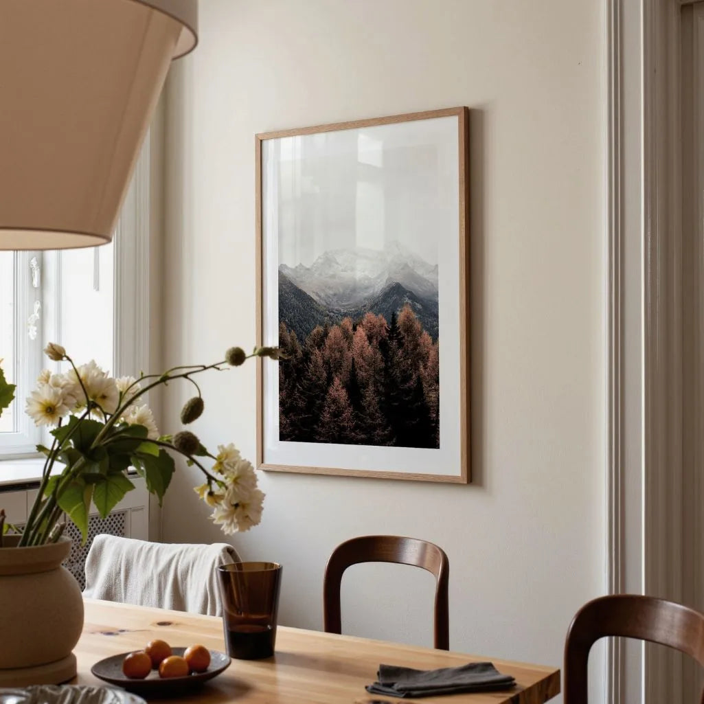 Autumn Mountain Scenic Poster