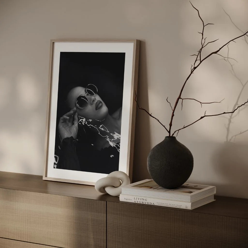 Noir Glamour Woman Poster