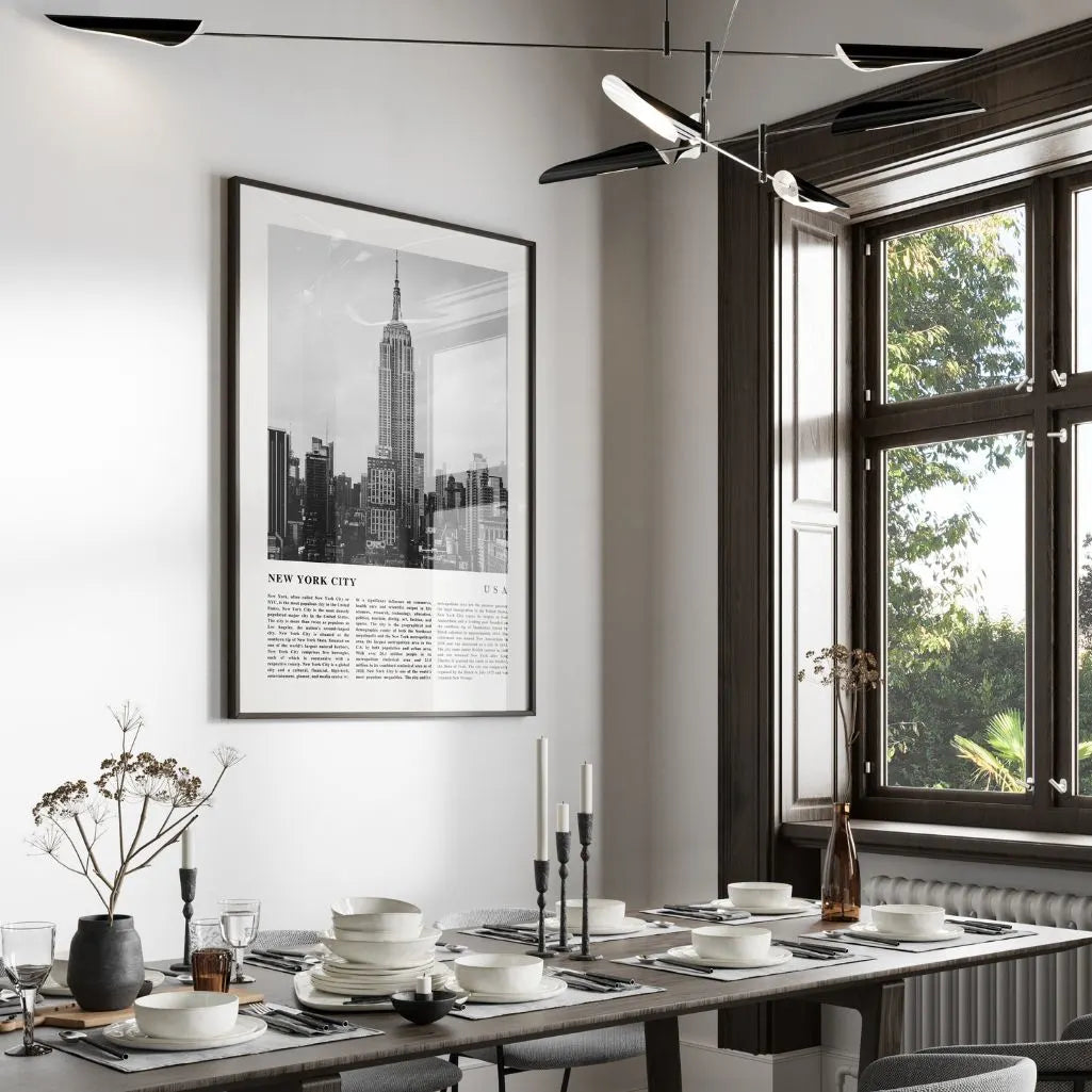 New York Skyline Empire State Poster