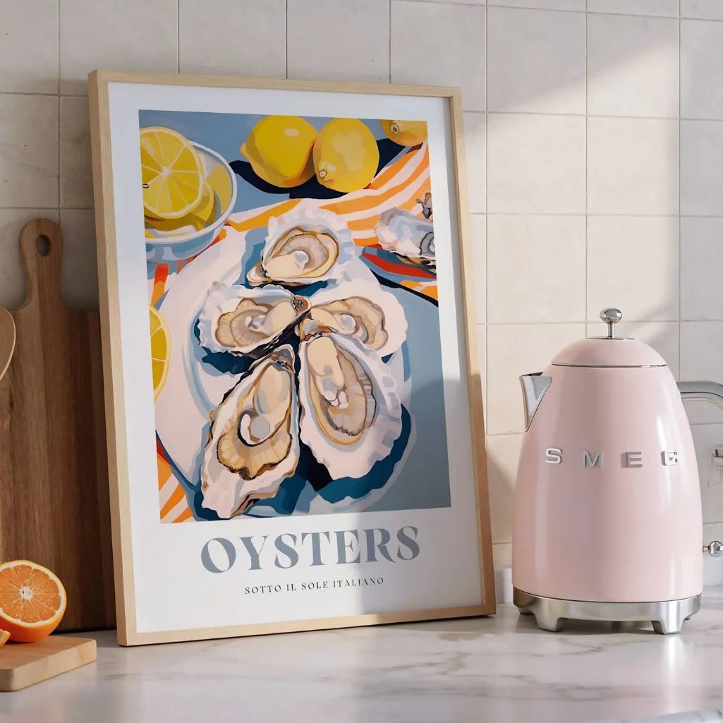 Oysters & Citrus Poster