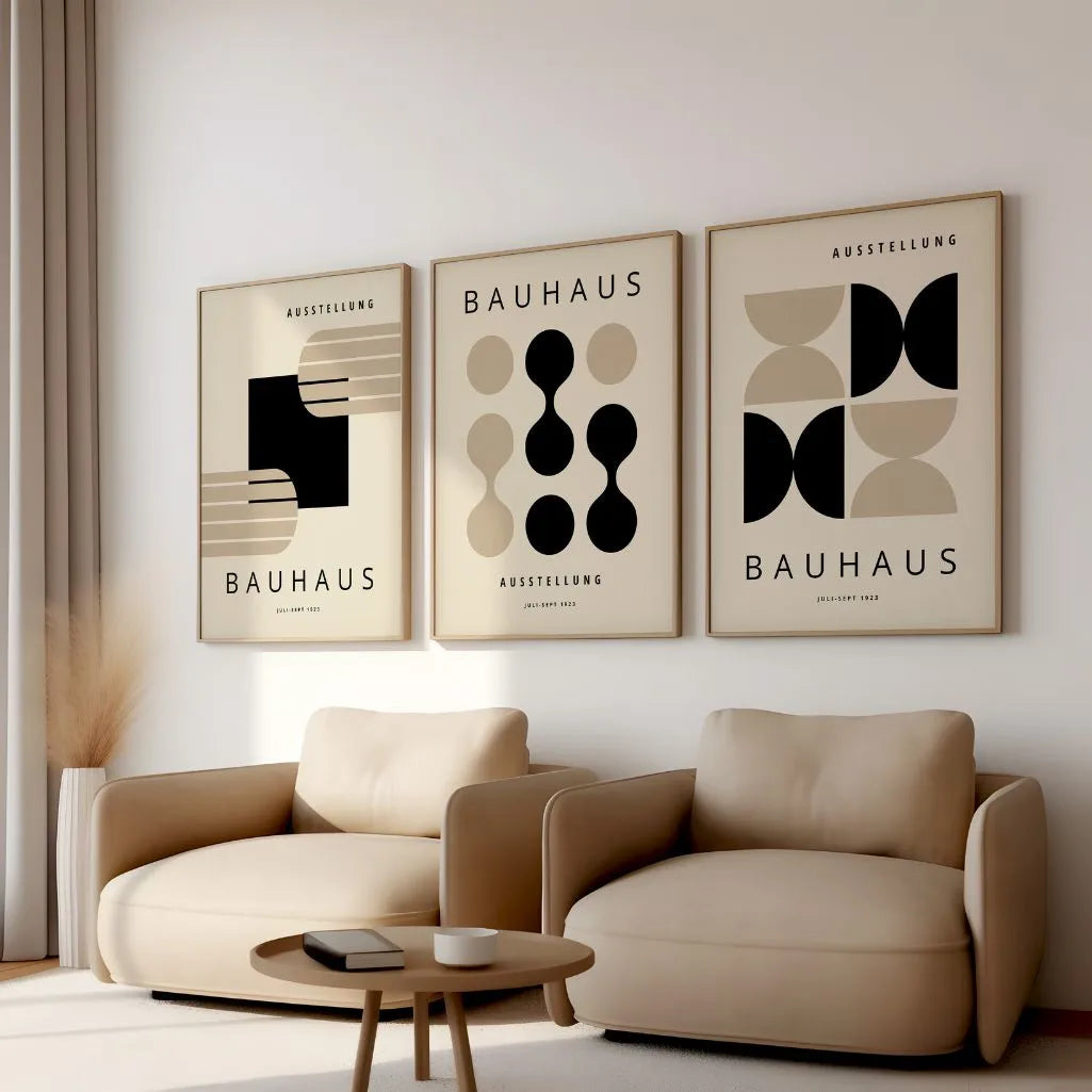 Bauhaus Weimar Order Set of 3 Posters