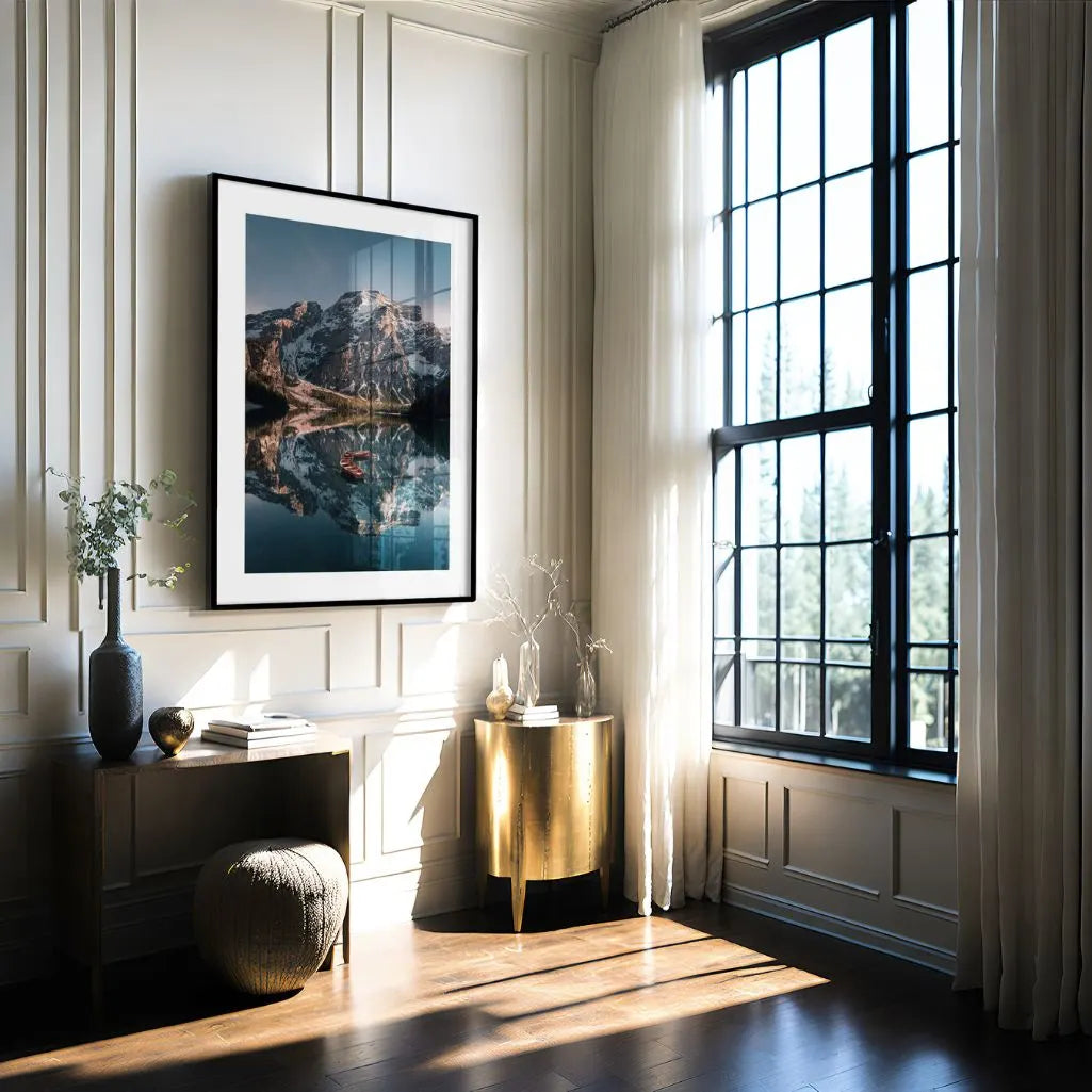 Mountain Lake at Dusk Poster