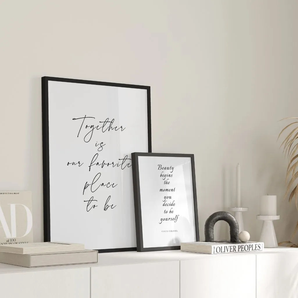 Together Is Our Favorite Place to Be Poster