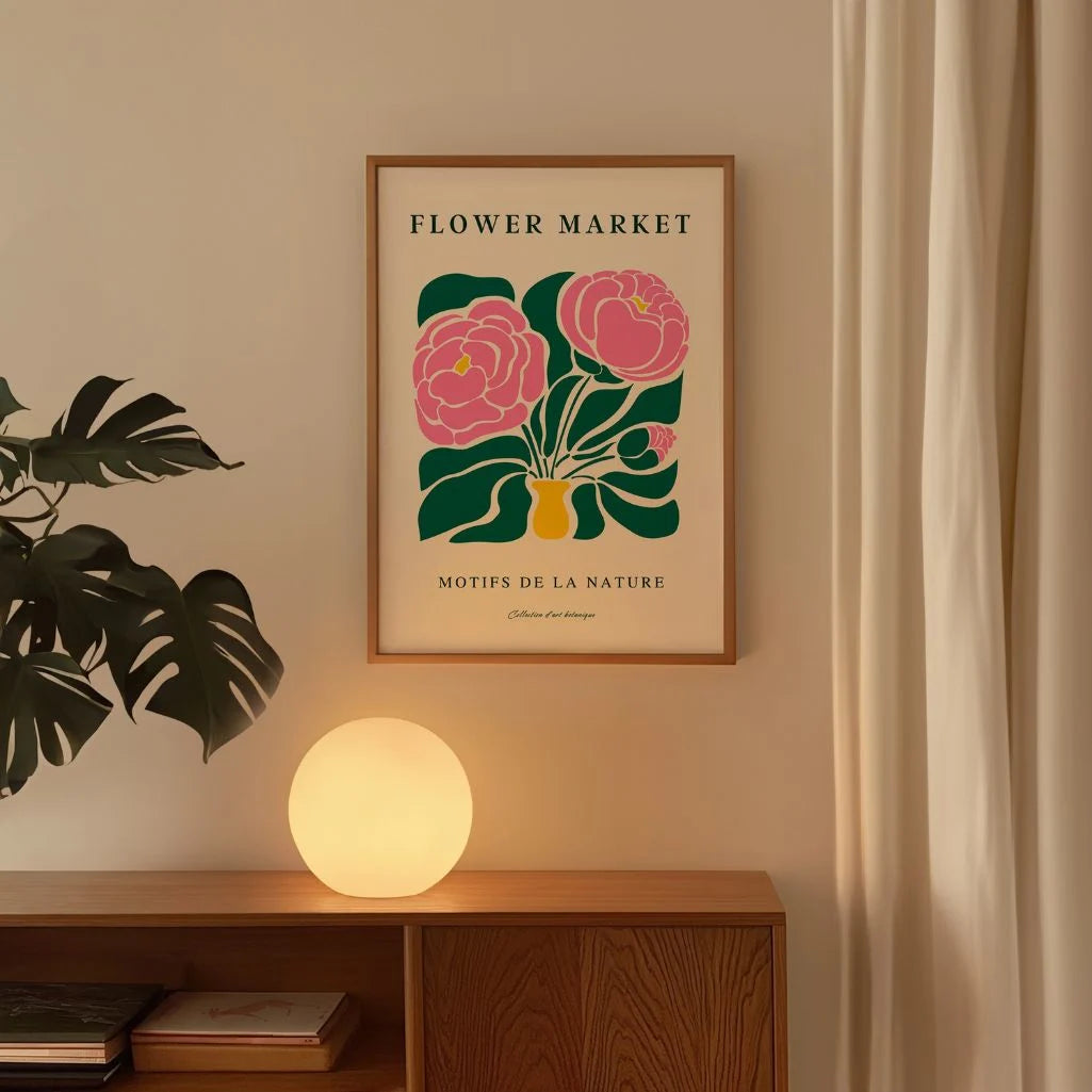 Pink Peonies Poster