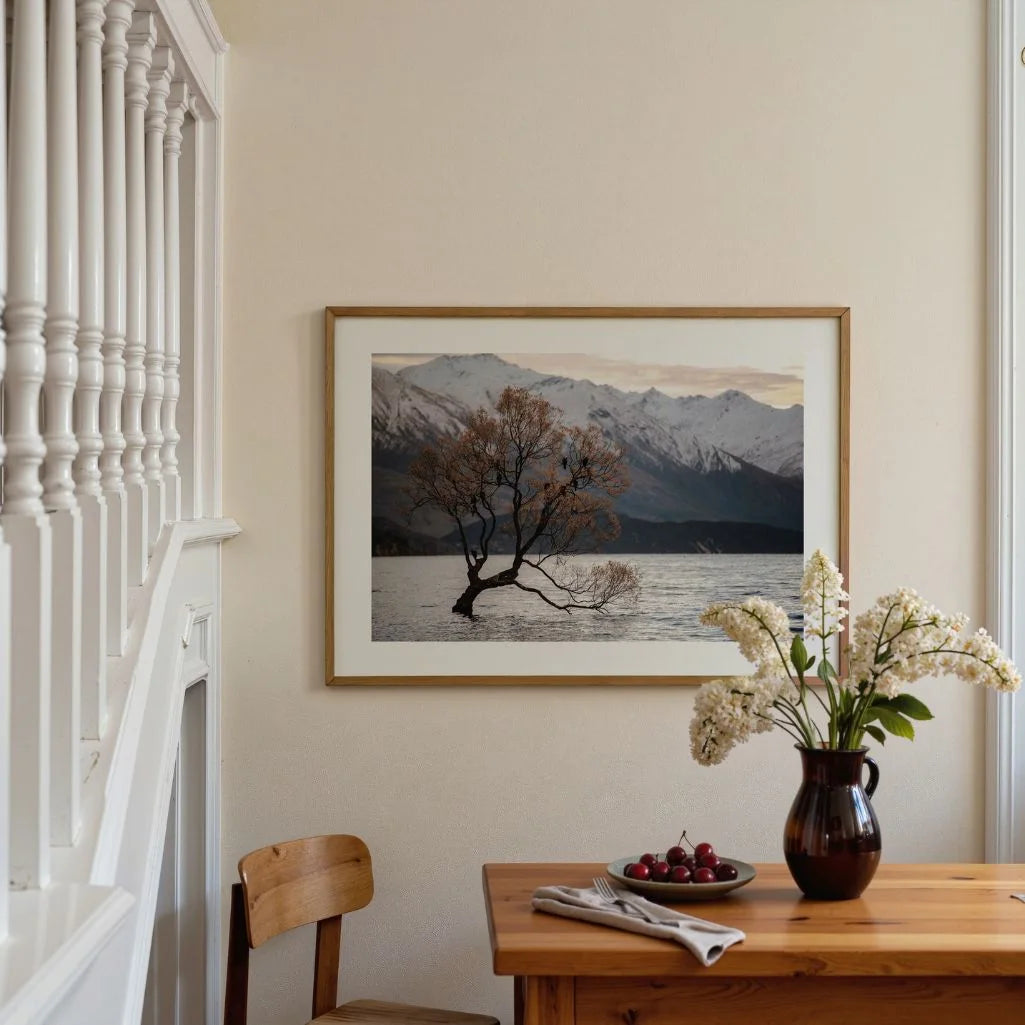 Tree in the Lake Poster