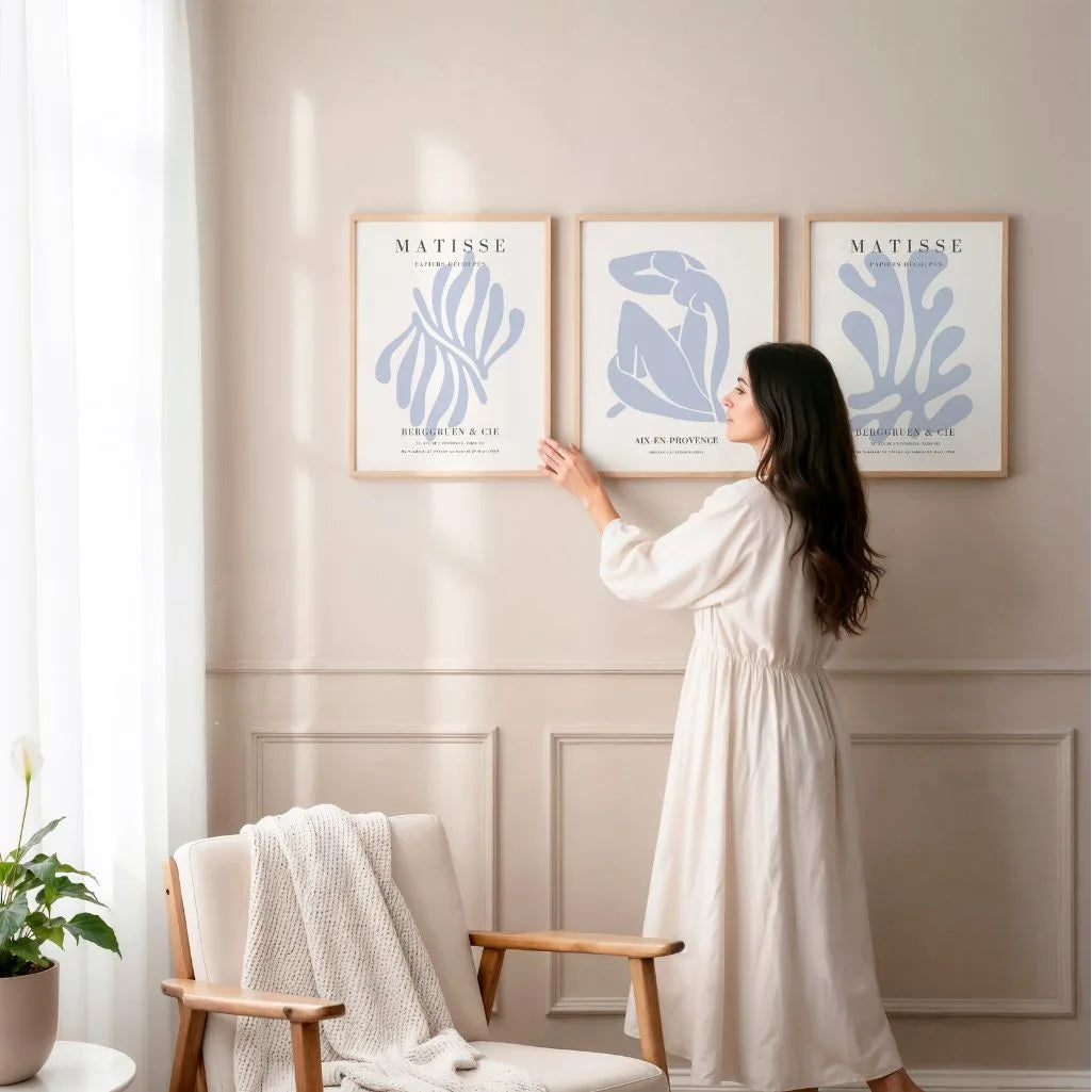 Henri Matisse Blue Nu – Set of 3 Posters