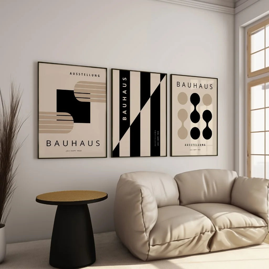 Set of 3 Bauhaus Posters