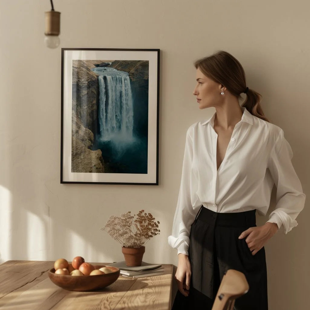 Powerful Waterfall Poster