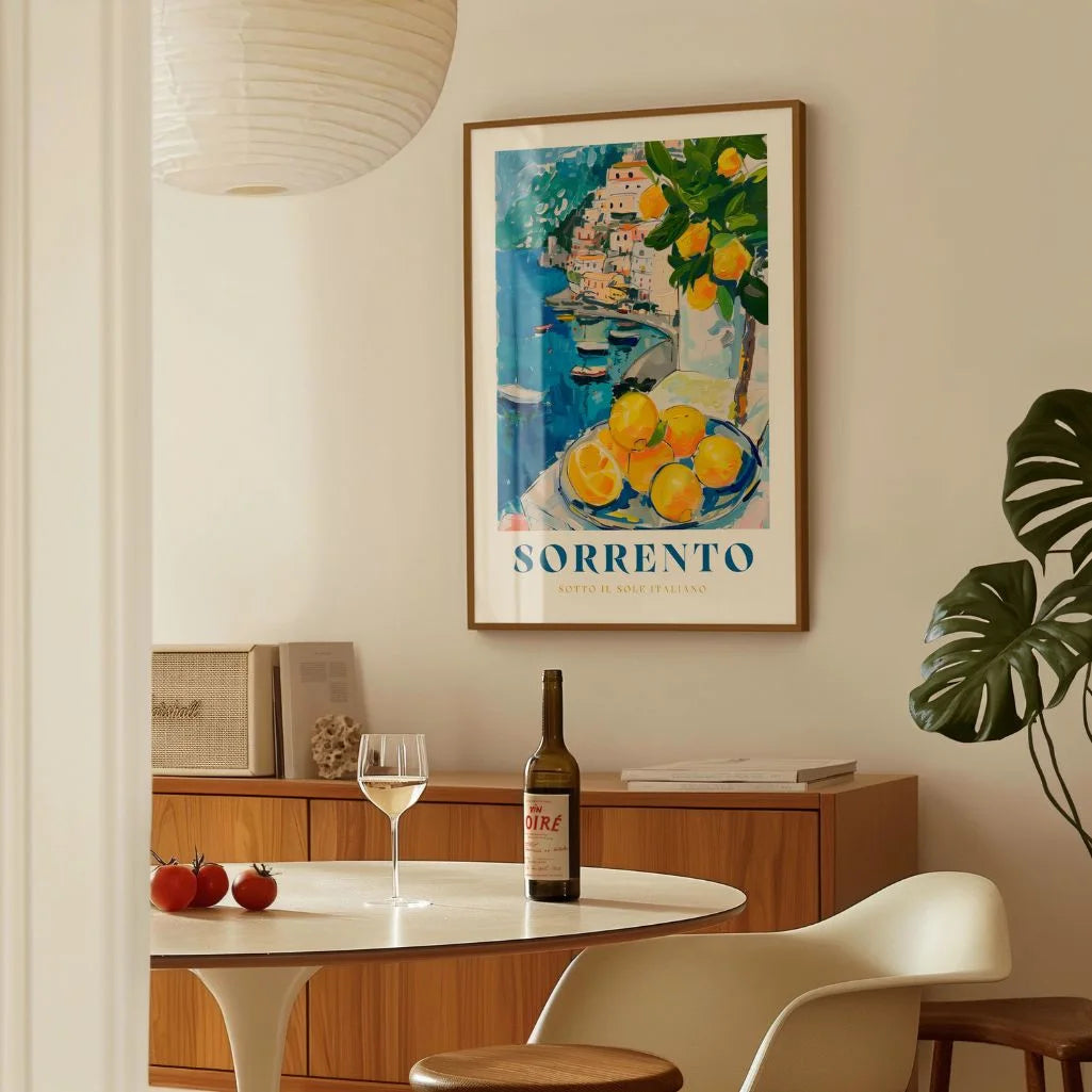 Sorrento Coast Lemon Poster